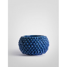 Vaso pigna blu antico